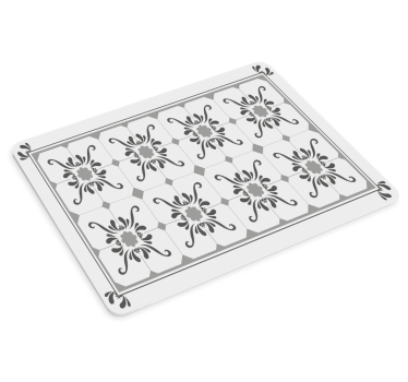 Mouse pad textura elemento floral elaborado - TenVinilo