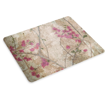 Mouse pad textura florales en floración - TenVinilo