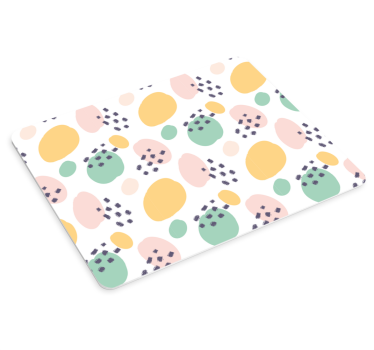 Mouse pad textura formas abstractas vibrantes - TenVinilo