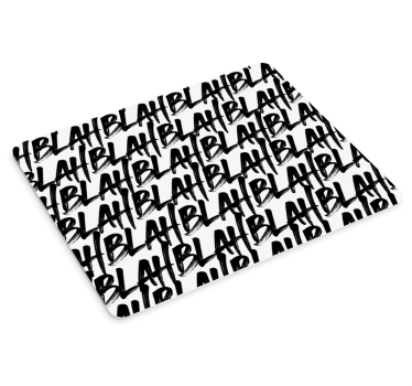 Mouse pad frases expresiones en negrita - TenVinilo