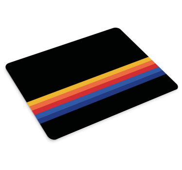 Mouse pad textura rayas de colores vintage - TenVinilo