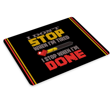 Mouse pad frases cita motivacional enfócate - TenVinilo