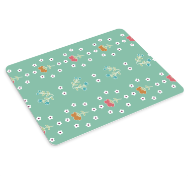 Mouse pad textura diseño floral - TenVinilo