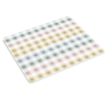 Mouse pad textura puntos geométricos de colores - TenVinilo