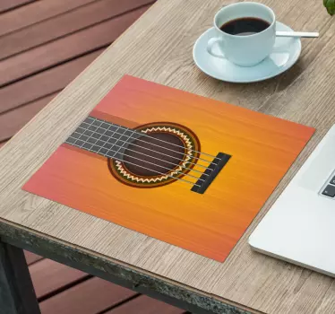 Alfombrilla de ratón original forma guitarra - TenVinilo