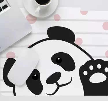 Alfombrillas de raton originales Panda saludando - TenVinilo