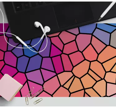 Alfombrillas de ratón originales Pintura geométrica de colores vi - TenVinilo