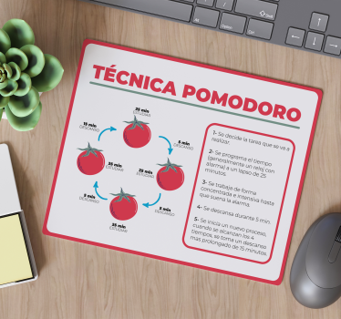 Alfombrilla ratón original técnica de estudio - TenVinilo