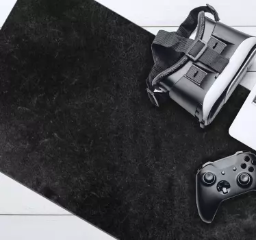 Alfombrilla gaming XXL original patrón negro - TenVinilo