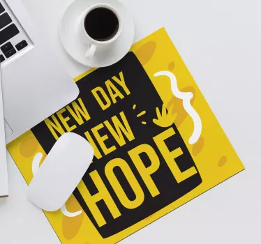 Mouse pad frases arte con citas inspiradoras - TenVinilo