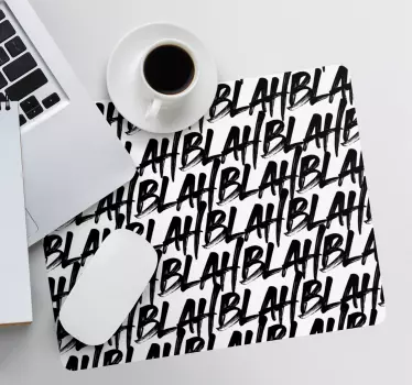 Mouse pad frases expresiones en negrita - TenVinilo
