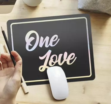 Mouse pad frases un amor, una vida - TenVinilo