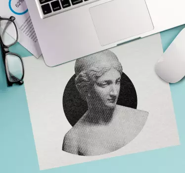 Mouse pad original acabado de escultura clásica - TenVinilo