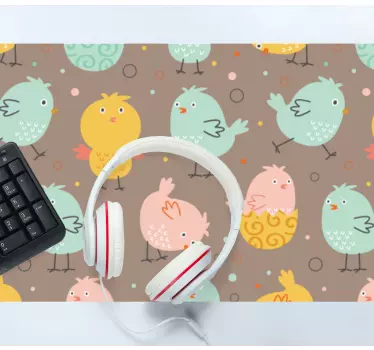 Mouse pad original motivos aviares vibrantes - TenVinilo