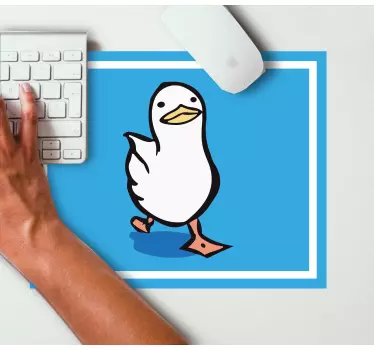 Mouse pad original pato de dibujos encantador - TenVinilo