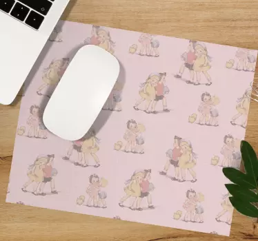 Mouse pad original patrón de amigos de la infancia - TenVinilo