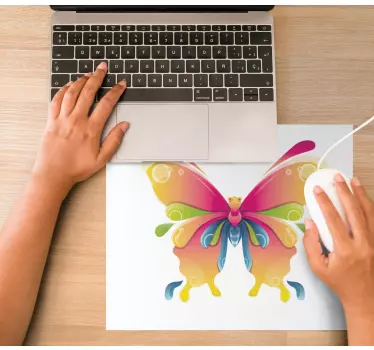 Mouse pad original símbolo de mariposa radiante - TenVinilo