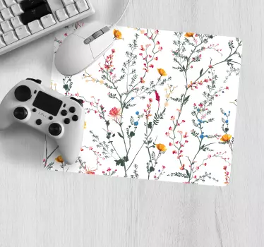 Mouse pad original superficie texturizada botánica - TenVinilo