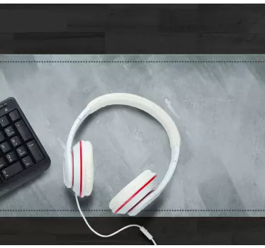Mouse pad textura accesorio de audio minimalista - TenVinilo