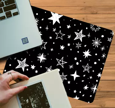 Mouse pad textura composición noche estrellada - TenVinilo