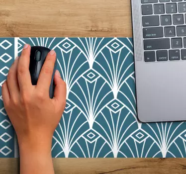 Mouse pad textura curvas geométricas elegantes - TenVinilo