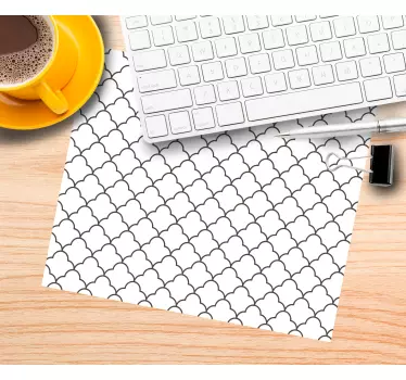 Mouse pad textura diseño de nubes - TenVinilo