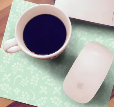 Mouse pad textura elemento botánico elegante - TenVinilo