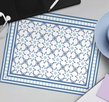 Mouse pad textura elemento geométrico estiloso - TenVinilo