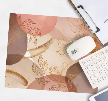 Mouse pad textura elemento hoja elegante - TenVinilo