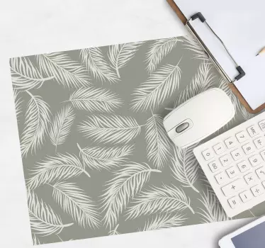 Mouse pad textura elemento inspirado en follaje - TenVinilo