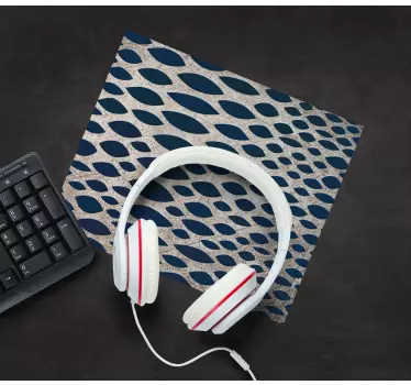 Mouse pad textura escamas de pez estilizadas - TenVinilo