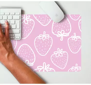Mouse pad textura estilo de fresas - TenVinilo