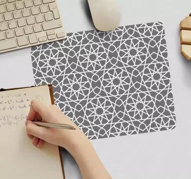 Mouse pad textura estilo patrón geométrico - TenVinilo