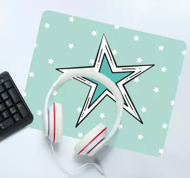 Mouse pad textura fondo de estrellas - TenVinilo