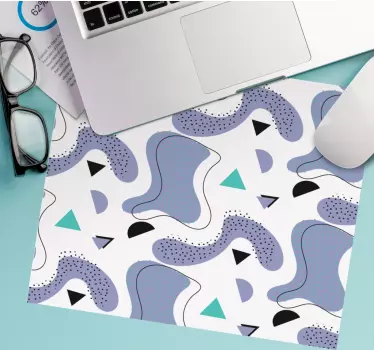 Mouse pad textura formas geométricas no figurativas - TenVinilo