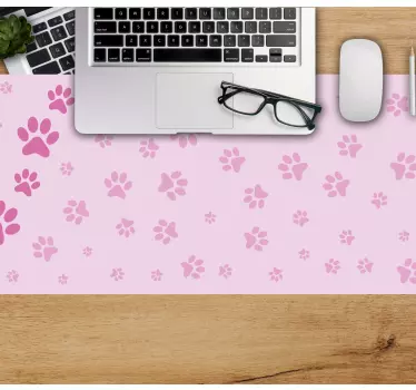 Mouse pad textura huellas de patas - TenVinilo