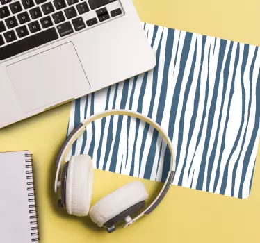 Mouse pad textura motivo a rayas chic - TenVinilo