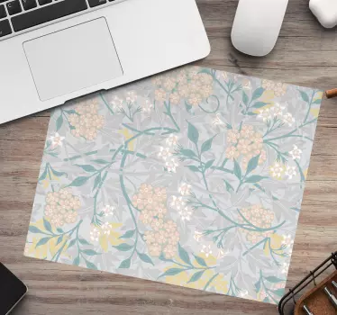 Mouse pad textura motivo floral - TenVinilo