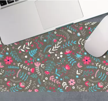Mouse pad textura motivo floral natural - TenVinilo