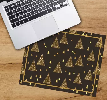 Mouse pad textura motivo triángulo geométrico - TenVinilo