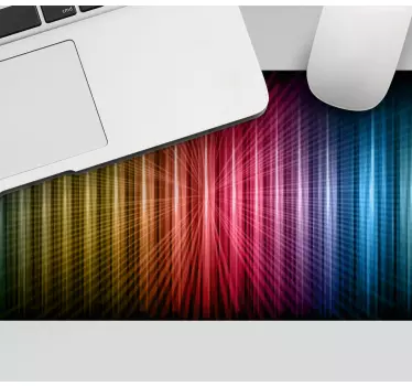 Mouse pad textura olas de color vibrante - TenVinilo