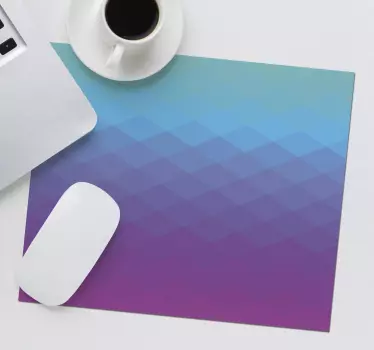 Mouse pad textura ondas de gradiente geométrico - TenVinilo