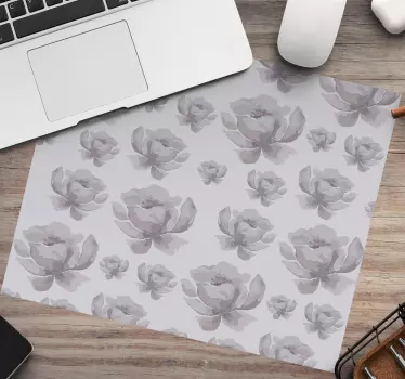 Mouse pad textura patrón de pétalos florales - TenVinilo
