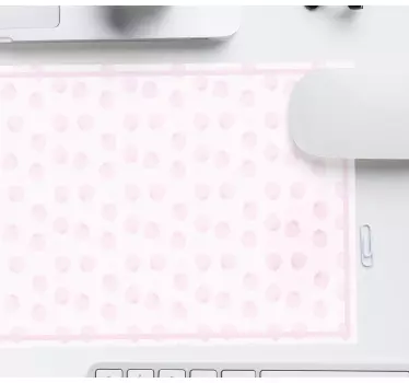 Mouse pad textura patrón de puntos suaves - TenVinilo