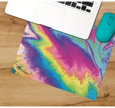 Mouse pad textura patrón de remolinos coloridos - TenVinilo
