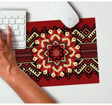 Mouse pad textura patrón mandala intrincado - TenVinilo