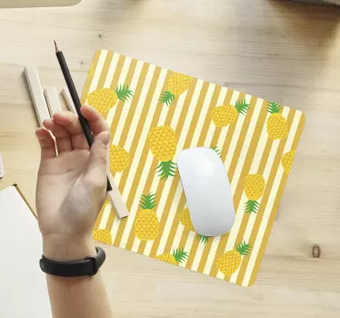 Mouse pad textura piña y rayas - TenVinilo