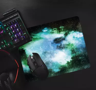 Mouse pad textura remolino galáctico - TenVinilo