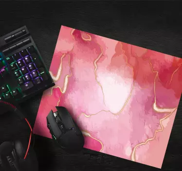 Mouse pad textura remolinos en tono blush - TenVinilo