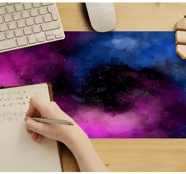 Mouse pad textura salpicadura espacial cósmica - TenVinilo